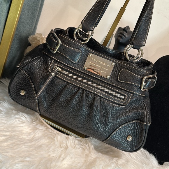 Dolce & Gabbana Leather Miss Silky Shoulder Bag - Picture 3 of 12